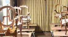 $がんこ職人日記-椅子教室　アンティークチェア