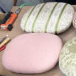 楕円ワークショップ　足置きフットスツール